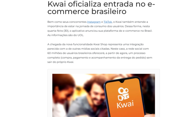 快手電商新征途正式進軍巴西市場 快手電商新征途正式進軍巴西市場