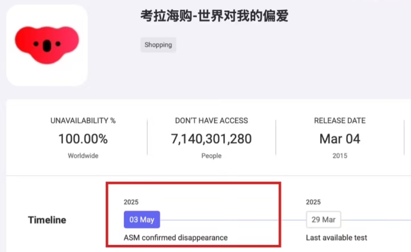 考拉海购迎来大结局，APP全网下架、页面清空