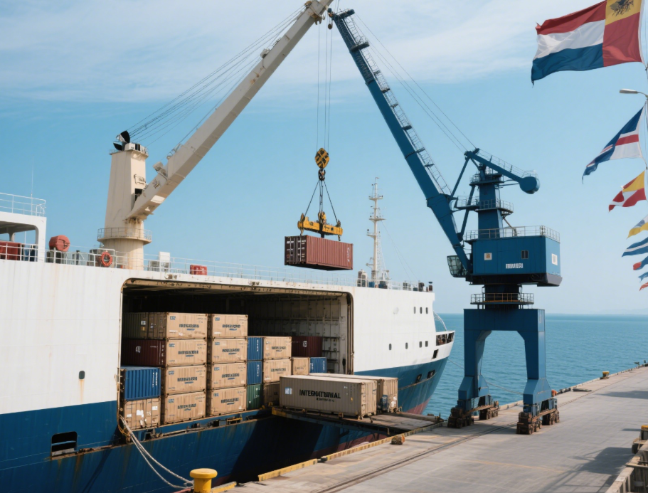 國際海運散貨船與集裝箱船運輸模式對比